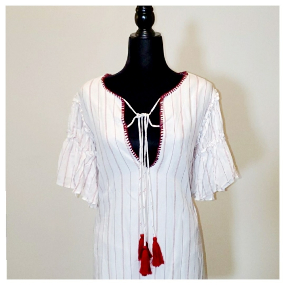 Anthropologie - Ira Tasseled Mini Dress - Picture 9 of 12